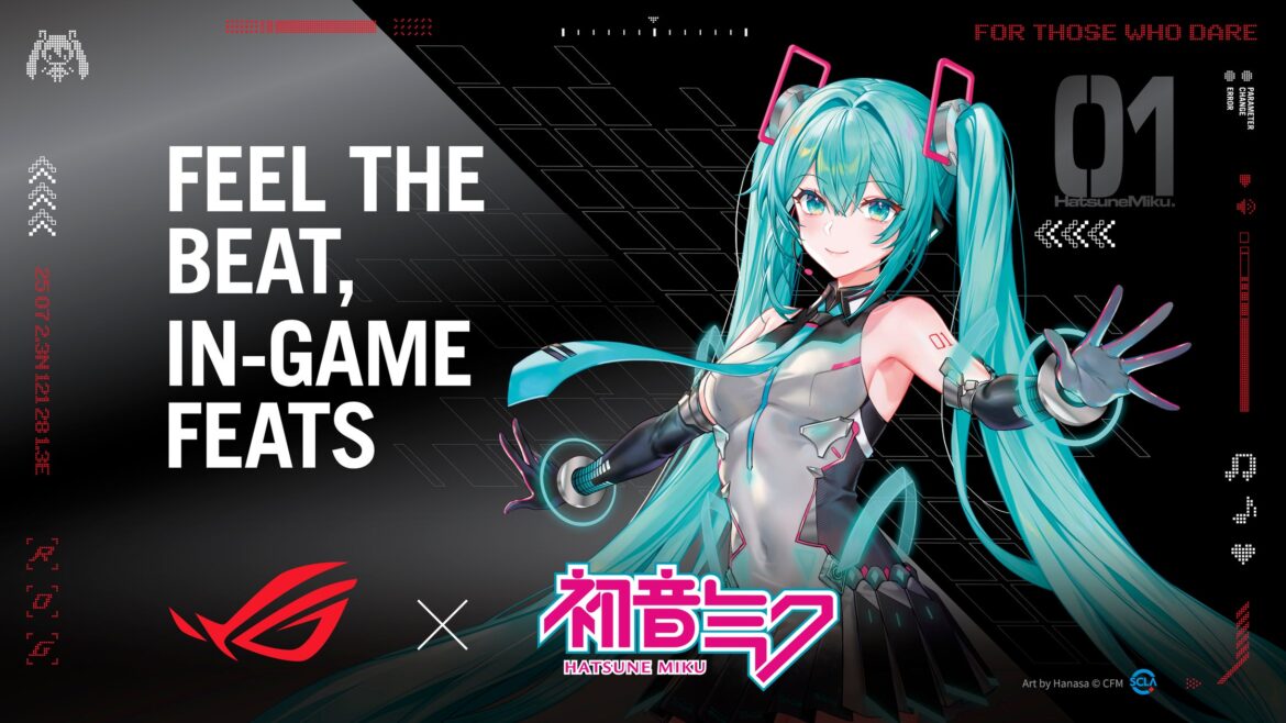 ボーカロイド初音ミクとコラボレーションした特別なゲーミングコレクション、「ROG × 初音ミク」エディション発売日決定。さらに「TUF Gaming × 初音ミク」のゲーミング周辺機器も再販決定！