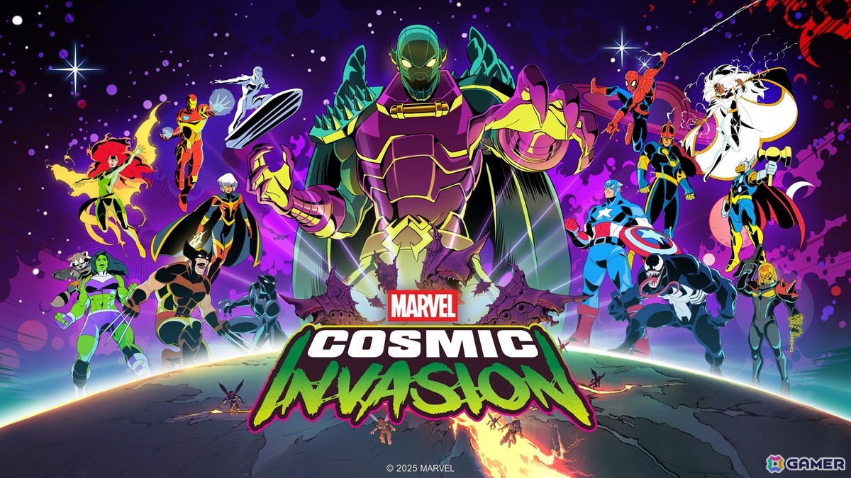 マーベルヒーロー大集結のベルトスクロールアクション「MARVEL Cosmic Invasion」の配信日が12月2日に決定!の画像