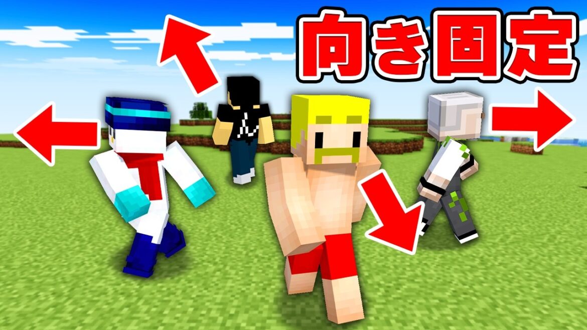 顔の向きが固定された世界でエンドラ討伐!?【マイクラ】 顔の向きが固定された世界でエンドラ討伐!?【マイクラ】