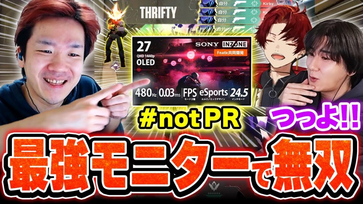 【デビクラ杯】16万の最強モニターで無双するBiju／スキンを賭けたスカーミッシュ対決【rion/柊ツルギ/Zepher/Ras】