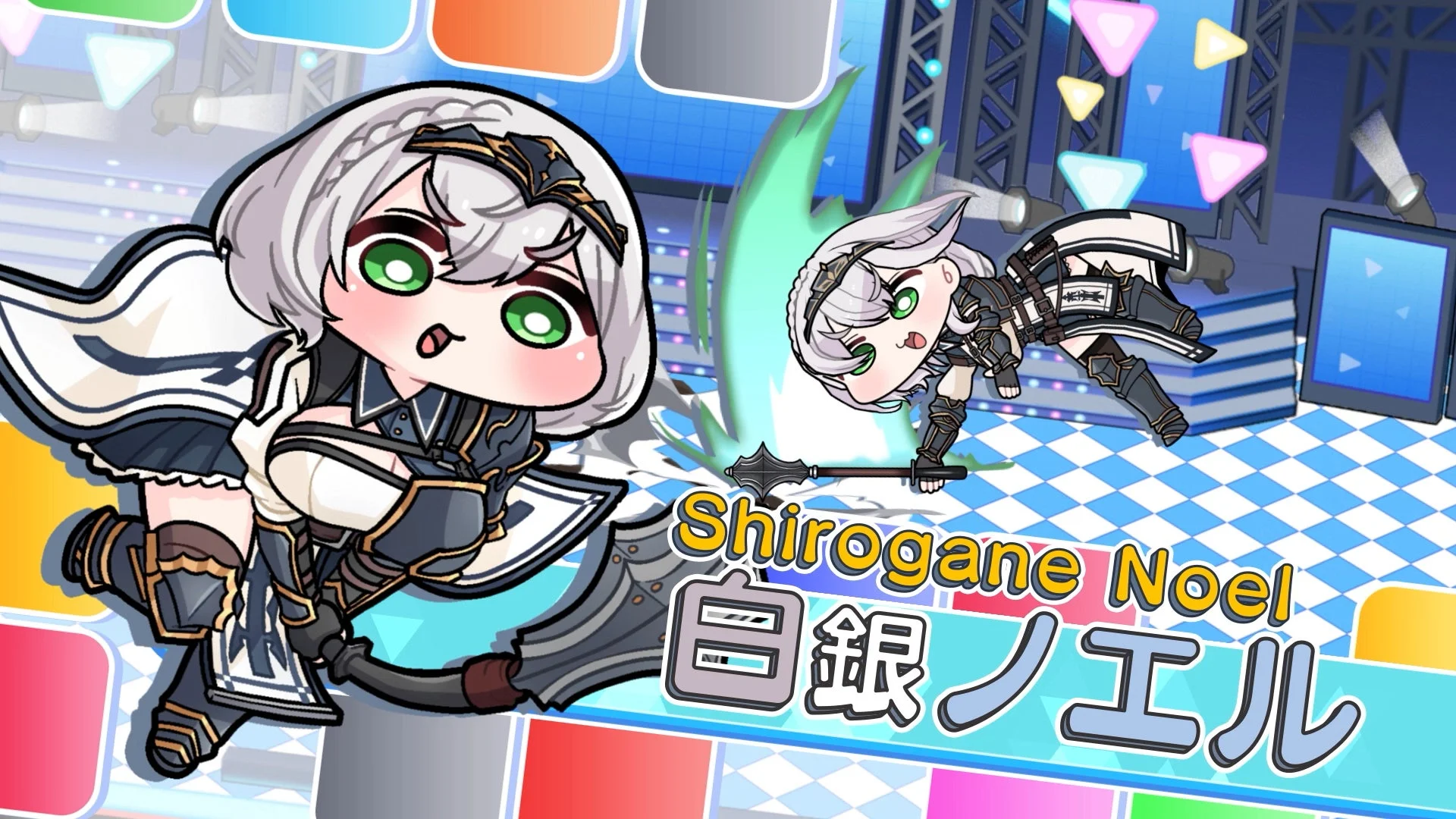 白銀ノエルのゲーム内キャラクタービジュアル