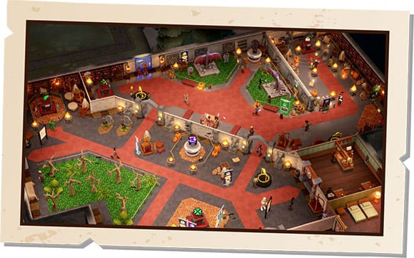 ゲーム画面03:ヘンテコ博物館経営シミュレーション『ツーポイントミュージアム』