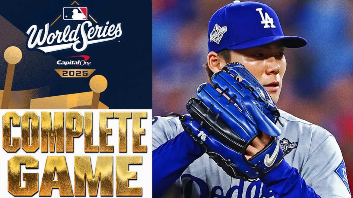 Yoshinobu Yamamoto strikes out eight in complete game | 10/25/2025 Yoshinobu Yamamoto strikes out eight in complete game | 10/25/2025