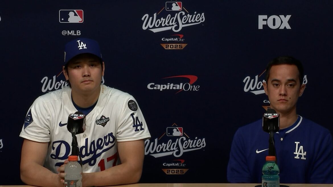 Shohei Ohtani on pitching performance in Game 4 loss | 10/28/2025 Shohei Ohtani on pitching performance in Game 4 loss | 10/28/2025