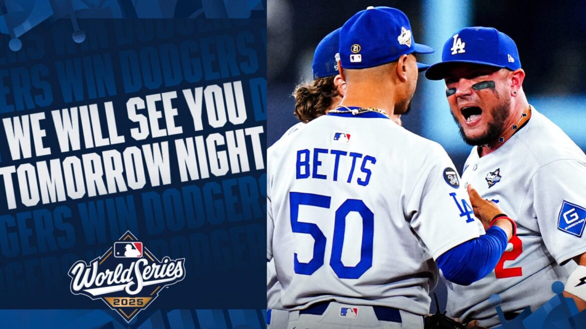 Dodgers force Game 7 with game-ending double play | 10/31/2025