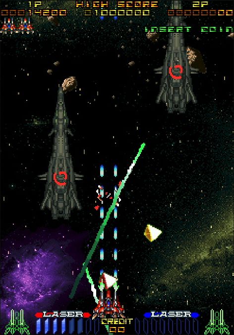 『レイフォース』（1994年）　© TAITO CORPORATION.