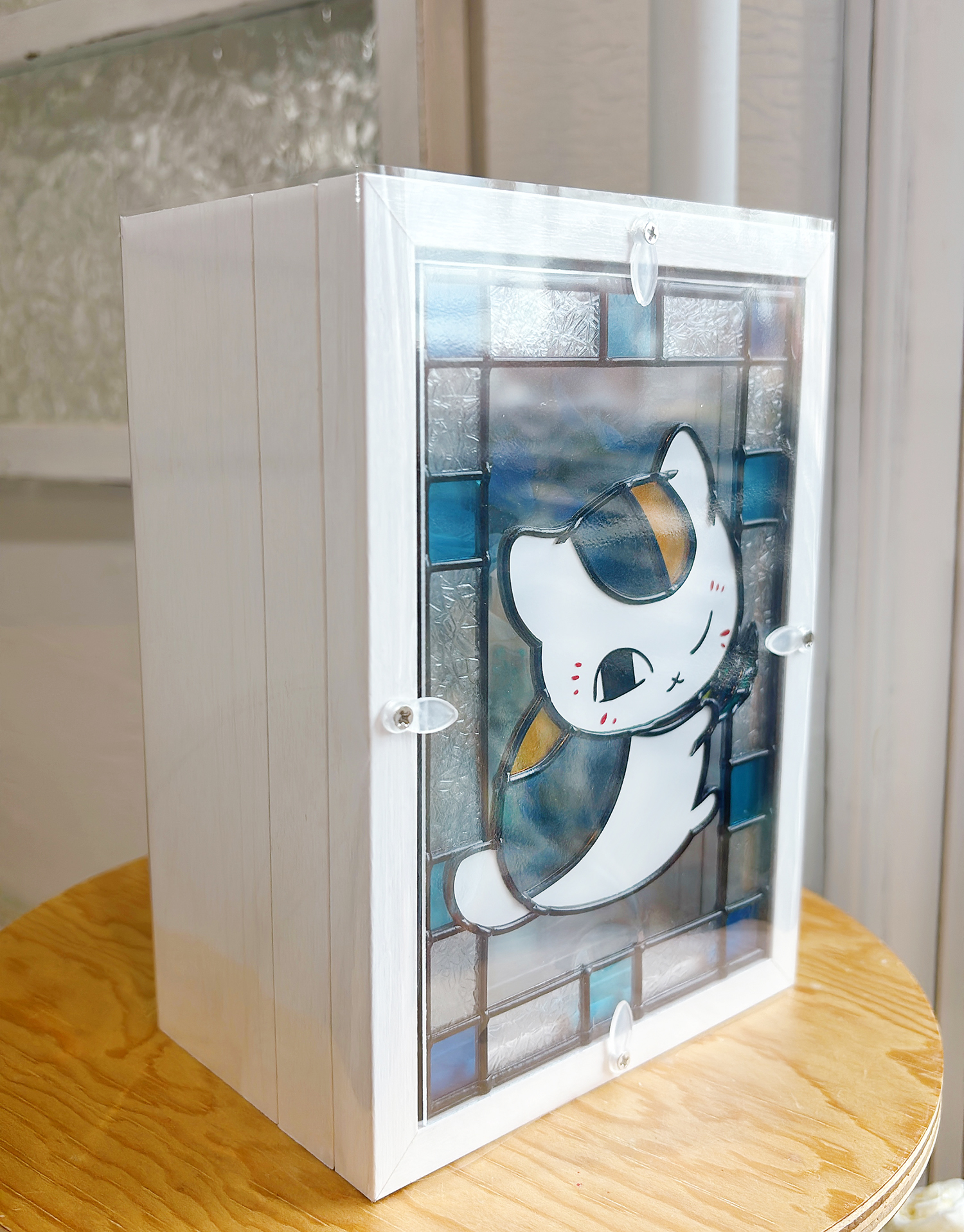 「夏目友人帳 ニャンコ先生のグラスアートと花束のセット」を発売_008