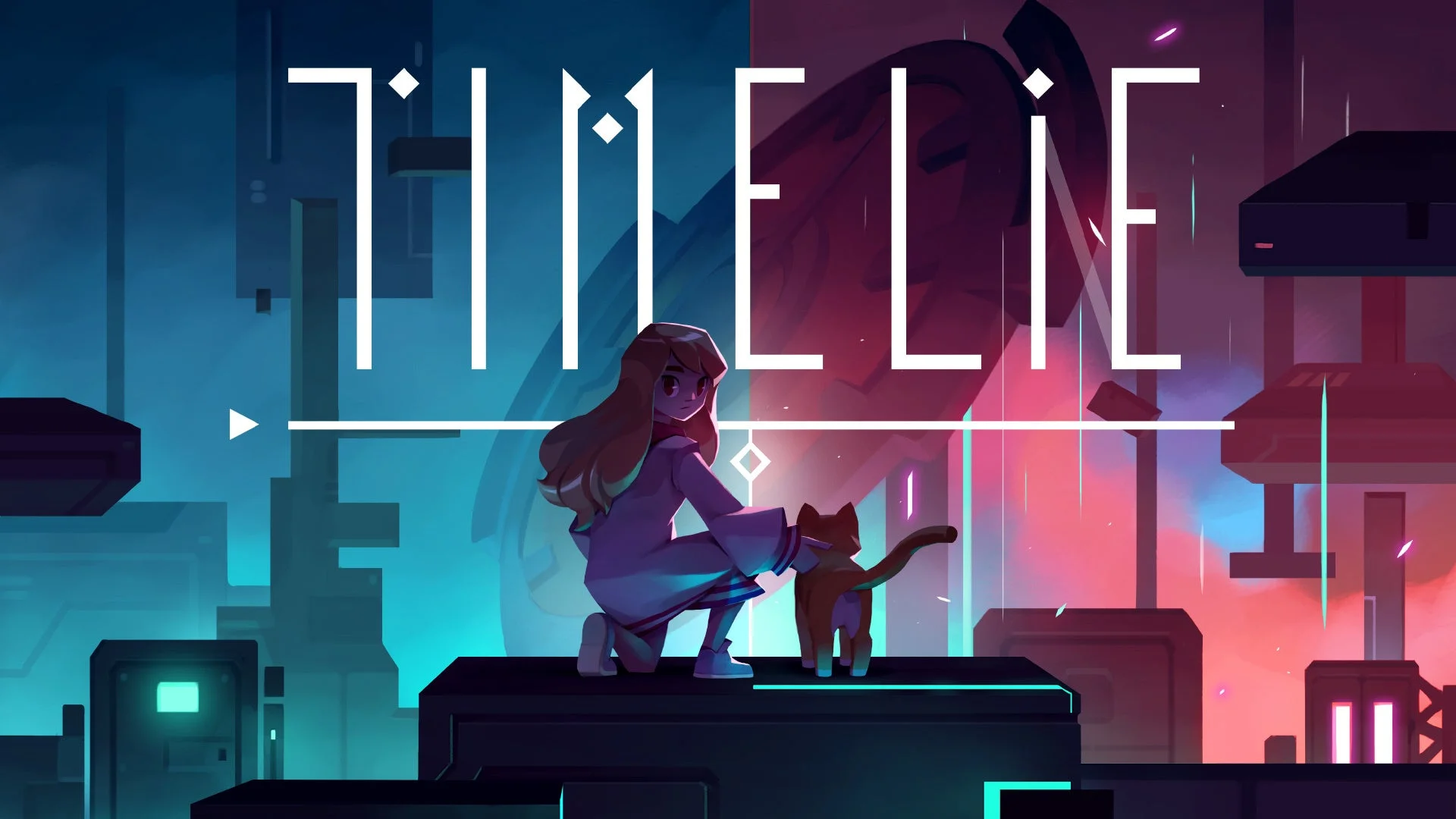 開発元Urnique Studioの代表作「Timelie - タイムライ」のキービジュアル