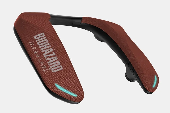 バイオハザード レクイエム エディションのゲーミングネックスピーカー本体（別角度）