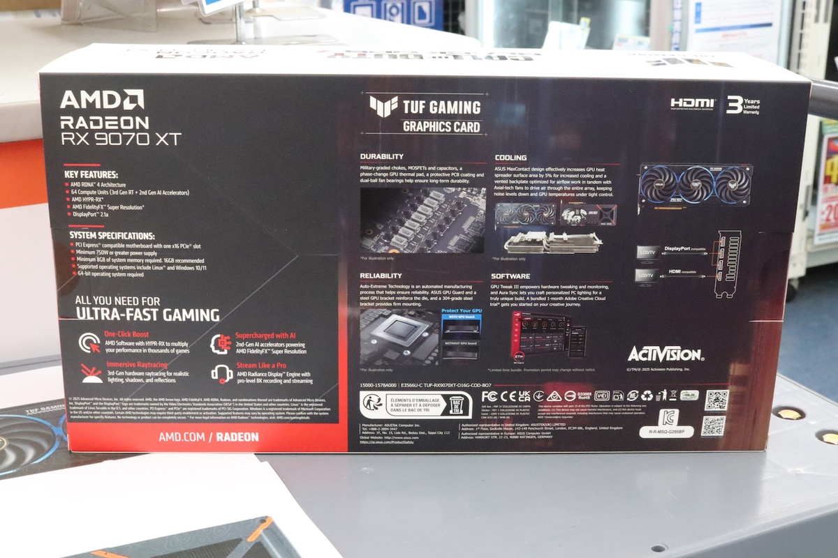 ASUS TUF Gaming Radeon RX 9070 XT Black Ops 7 Special Edition