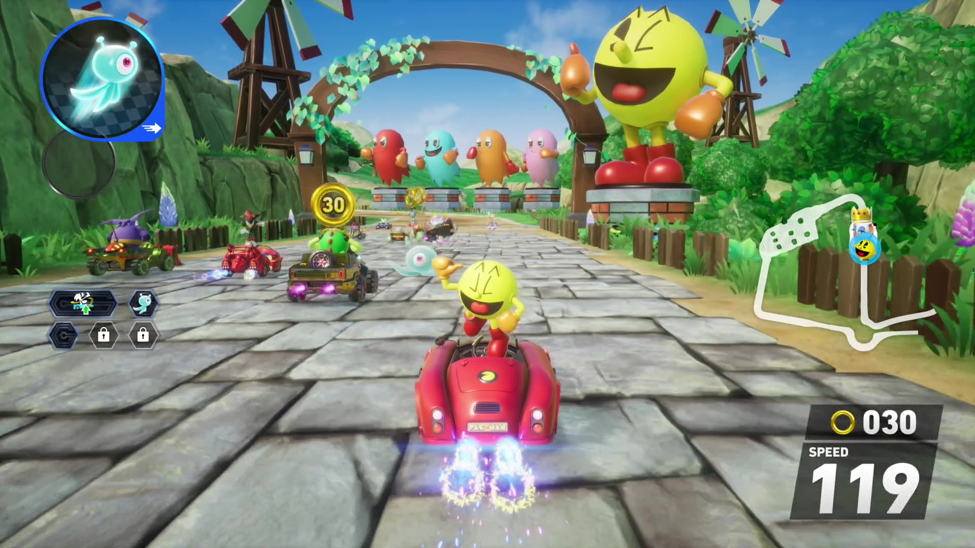 『ソニックレーシング クロスワールド』に『パックマン』が参戦_005