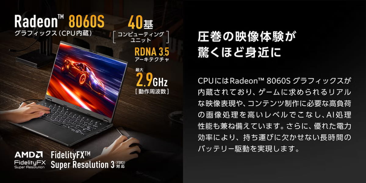 Radeon 8060S: 40CU / 2560SP