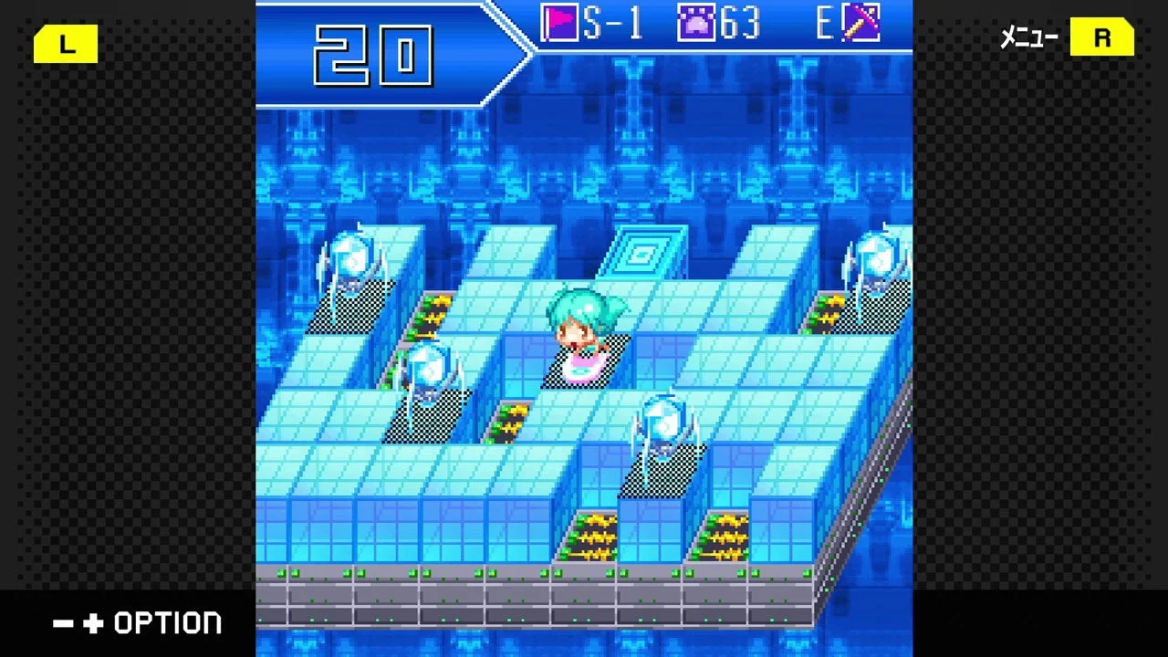 『フラッシュモーター・カレン』の戦略パズルゲームプレイ画面