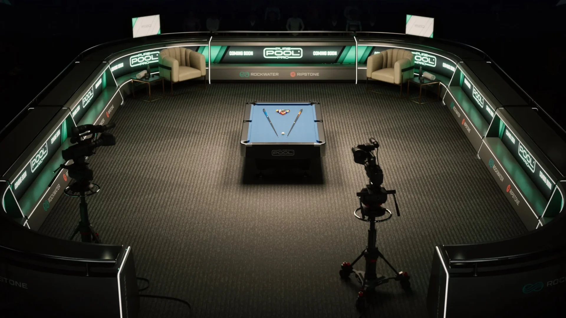 1,000人規模の観客を収容する巨大アリーナ「Tetradome」の会場