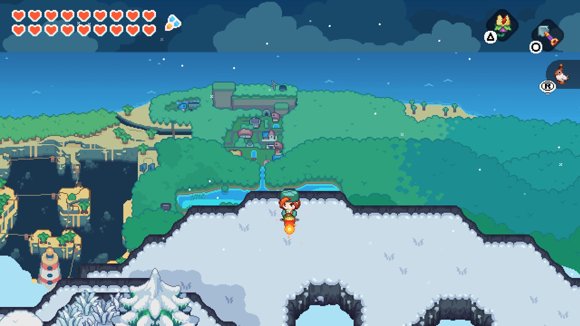 『UNDER THE ISLAND』正式リリース。少女ニアが沈没の危機にある島を救うため大冒険するアクションゲーム_004