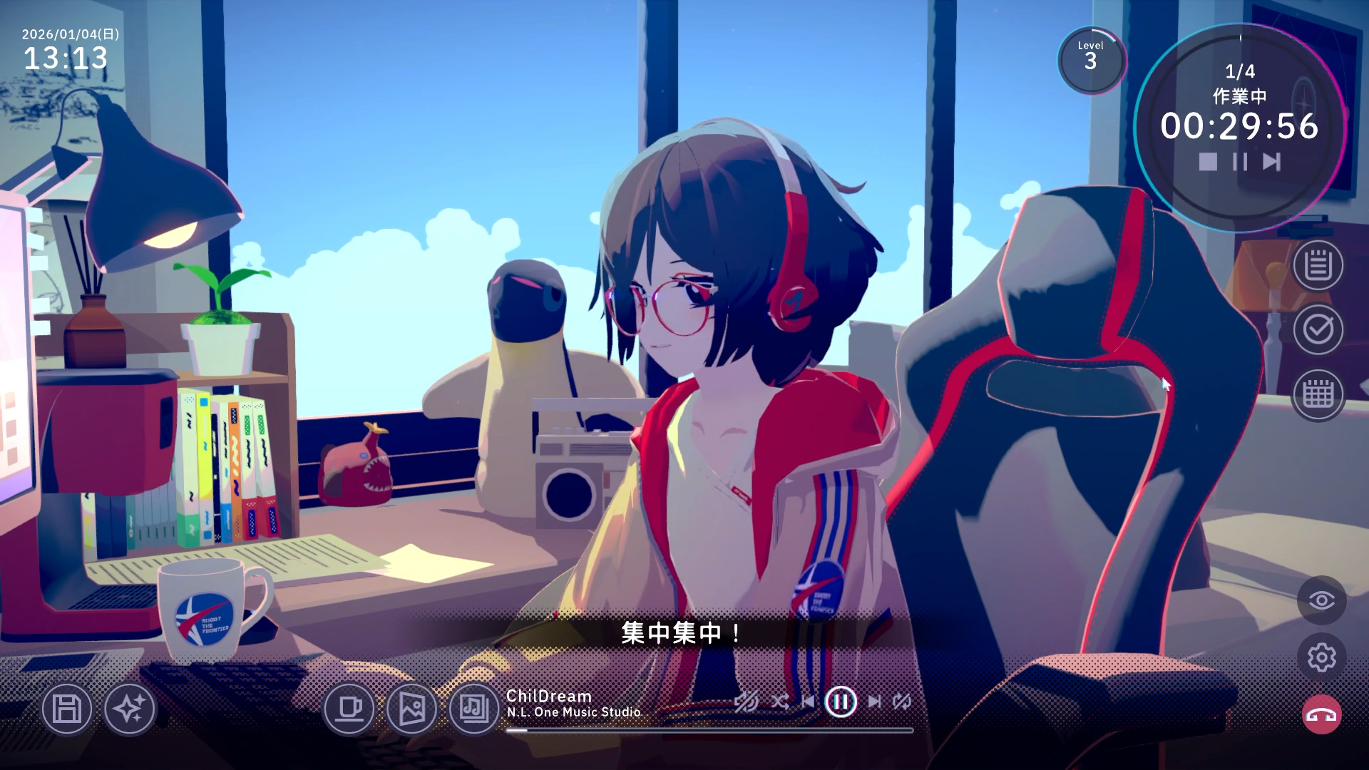 かわいい女の子と“作業通話”できるゲーム『Chill with You : Lo-Fi Story』、捗るけど心かき乱される！_006