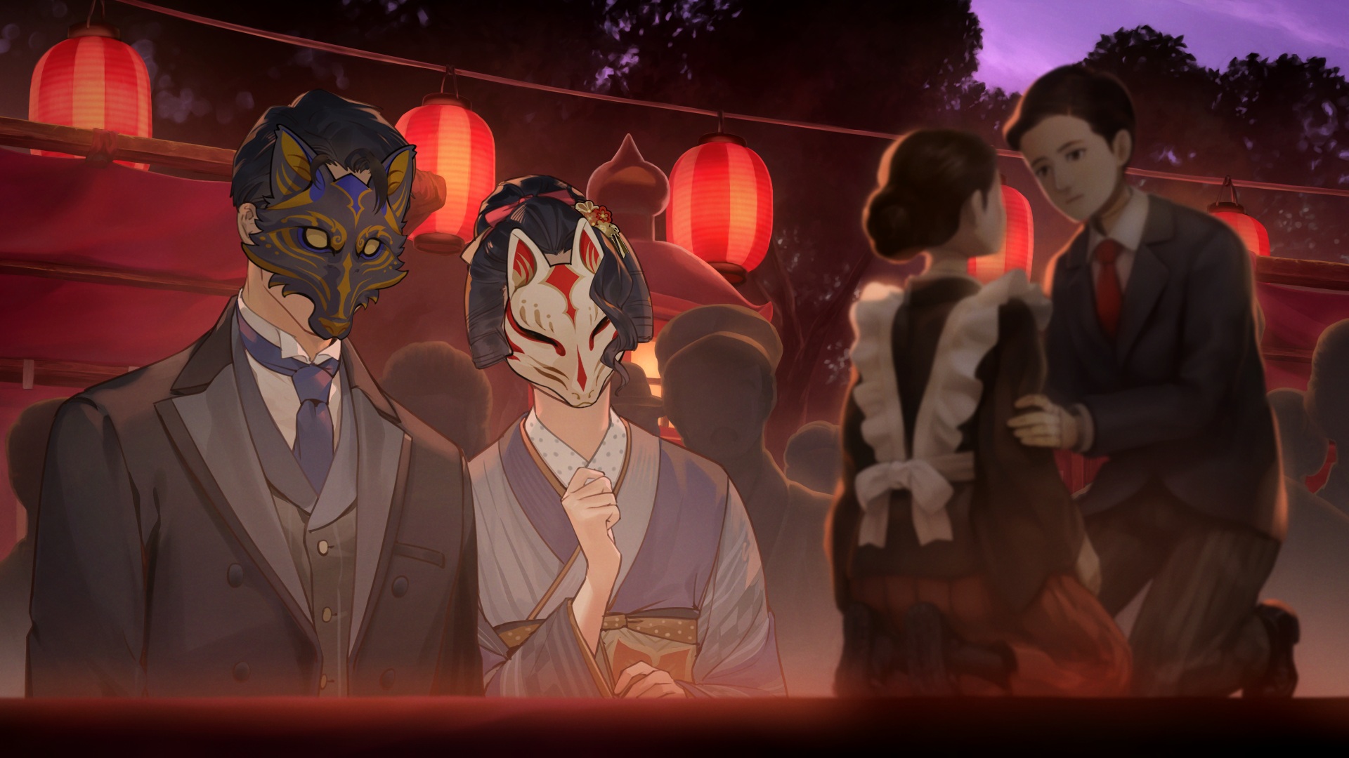 『DUSK INDEX: GION』レビュー・評価・感想。1本で2組のバディを味わえて2度おいしいサスペンス系ビジュアルノベル_018