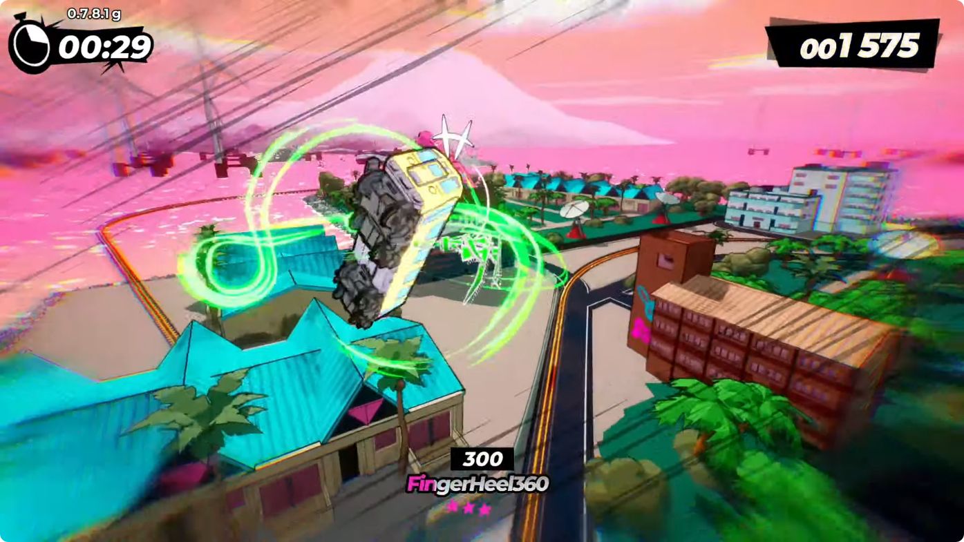 電車を爆走させてトリックを決めまくるゲーム『電車アタック』Nintendo Switch 2版が6月18日配信へ_003