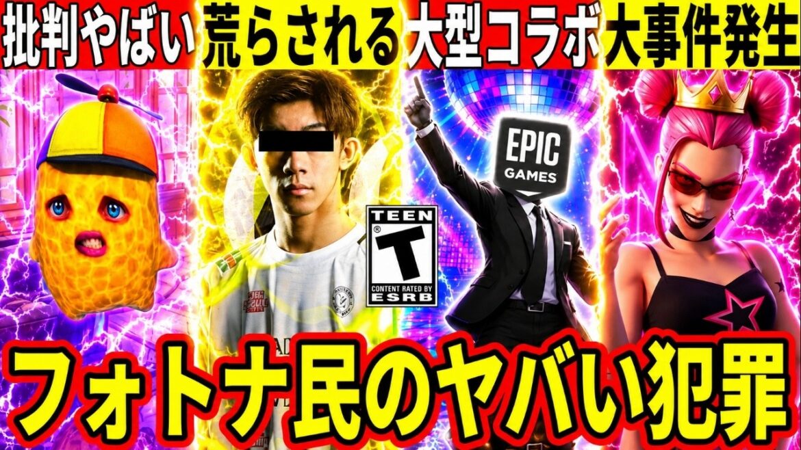 フォトナ民が大事件を起こす!ざごうの配信が大荒れ!超大型コラボが発表!新精霊のゴミ仕様に批判殺到!最新情報を解説!【フォートナイト】リーク情報考察ブレインロット無料スキン攻略裏技クランオーナー炎上最速 フォトナ民が大事件を起こす!ざごうの配信が大荒れ!超大型コラボが発表!新精霊のゴミ仕様に批判殺到!最新情報を解説!【フォートナイト】リーク情報考察ブレインロット無料スキン攻略裏技クランオーナー炎上最速