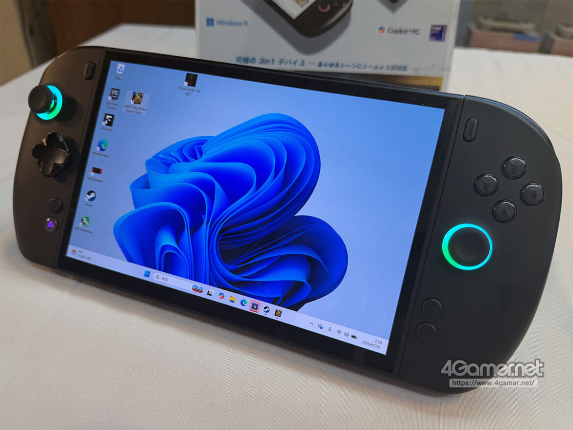 Intel Arc G3 Extreme搭載の8.8インチ携帯型ゲームPC「OneXPlayer 3」の国内予約がスタート Intel Arc G3 Extreme搭載の8.8インチ携帯型ゲームPC「OneXPlayer 3」の国内予約がスタート