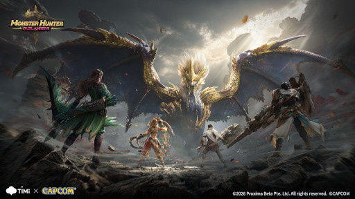画像ギャラリー No.001のサムネイル画像 / 「モンスターハンターアウトランダーズ」,新モンスター「ルガ・エアルダ」の映像を初公開。App StoreとGoogle Playで事前登録の受付を開始