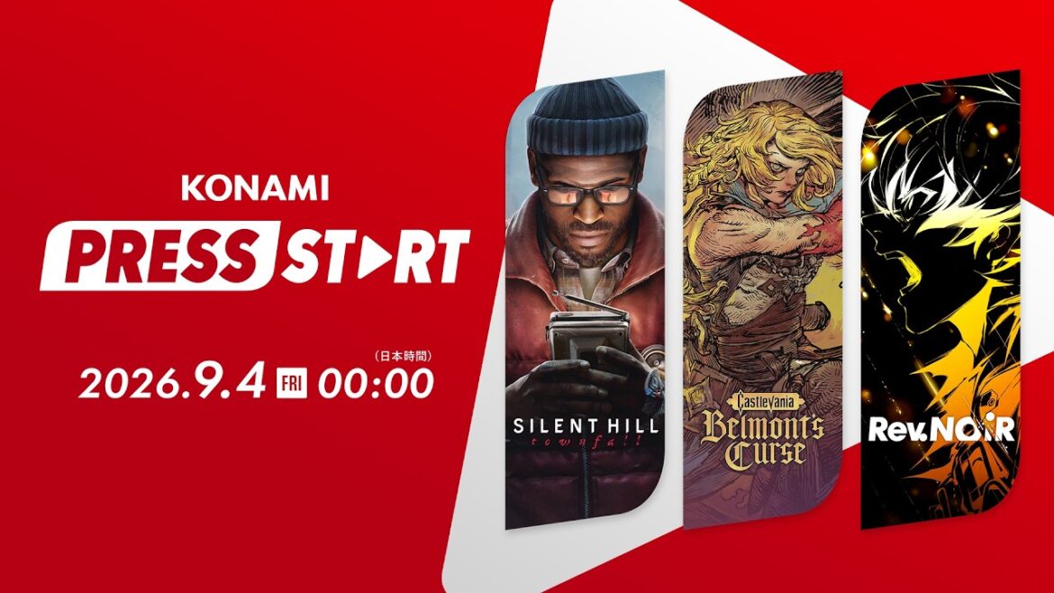 KONAMI PRESS START 2026.09.04 ( KONAMI公式ゲーム情報番組 )