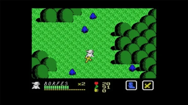 ボルフェスと5人の悪魔のゲームプレイ画面(フィールド)