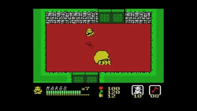 ボルフェスと5人の悪魔のゲームプレイ画面(城内)