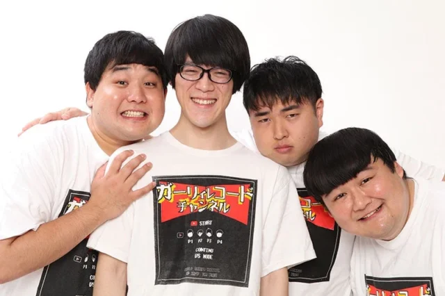 ガーリィレコードチャンネルの4人が並ぶ集合写真