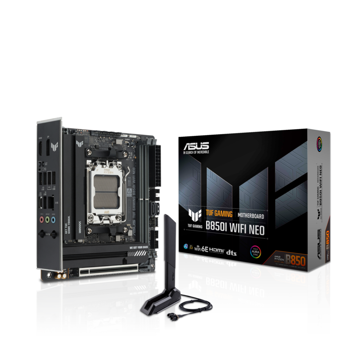 ASCII.jp：小型でも妥協なし！ ASUS「TUF GAMING B850I WIFI NEO」はPCIe 5.0・Wi-Fi 6E対応