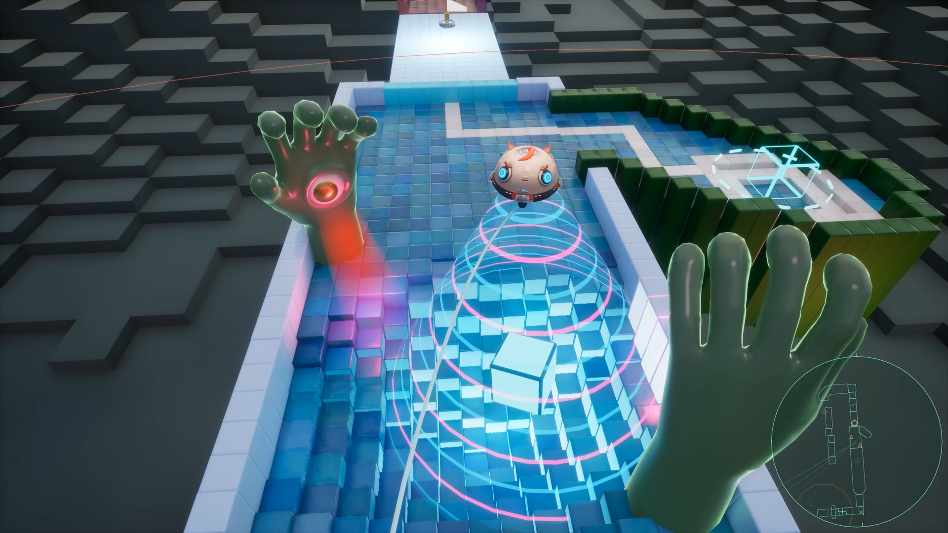 生首を重力で転がす3D物理アクションゲーム『生首コロコロパイロット』Steamストアページが公開
_002