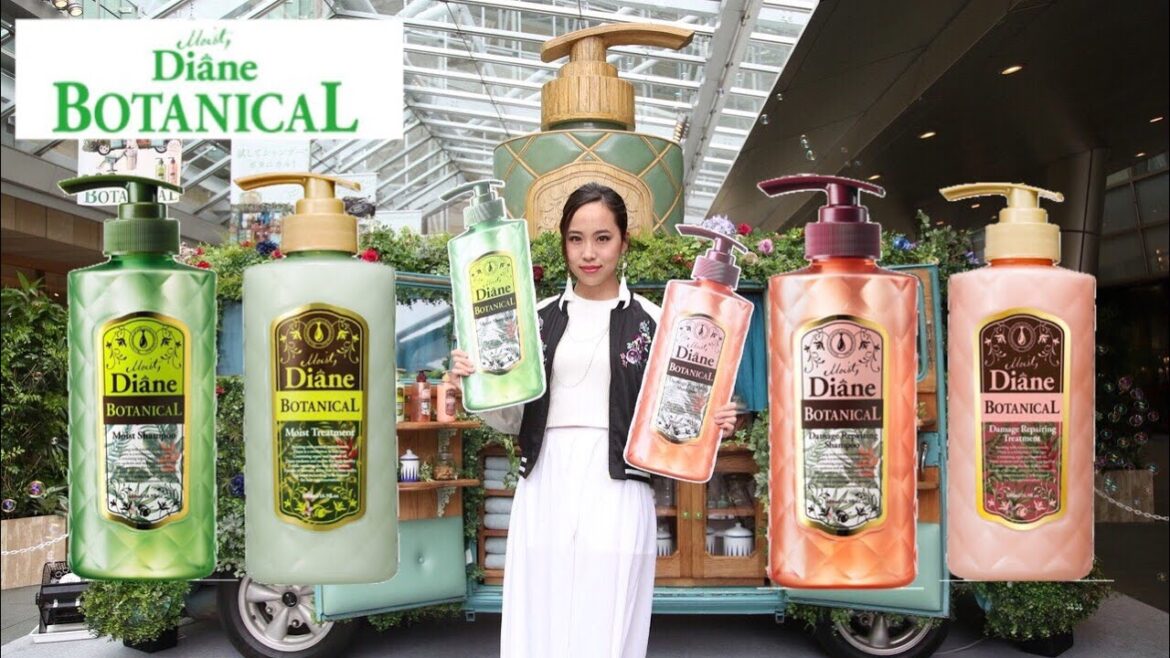 【簡単サラサラストレートヘアHow to】ダイアン”ボタニカルパーク”のイベントに行ってきたよ！