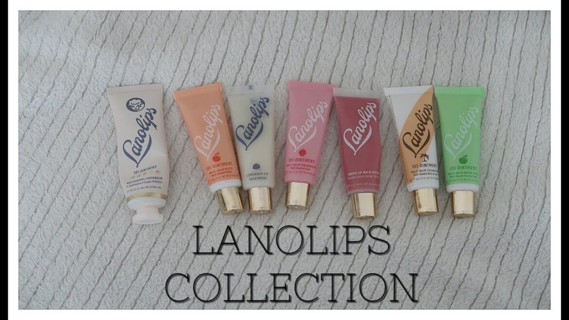 LANOLIPS LIP BALM COLLECTION !!!!!