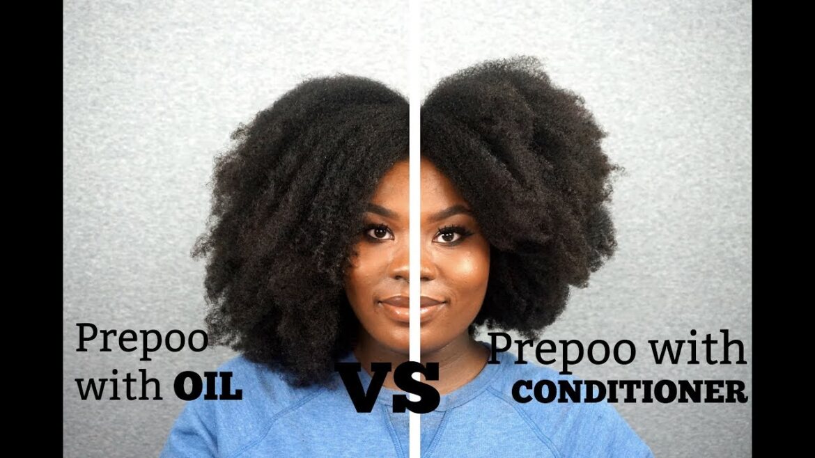 PREPOO Type 4 Kinky thick hair WITH OIL VS CONDITIONER | HAIR COMPARISON | Bubs Bee