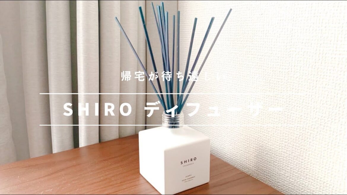 【shiroシロのルームフレグランス（ディフューザー）】使い方や３ヶ月の使い心地をレビュー！
