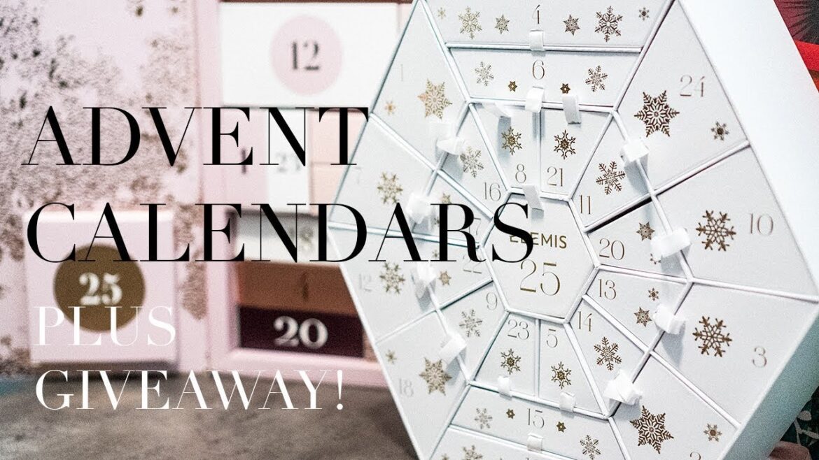 Reviewing 3 Beauty Advent Calendars & Giveaway!