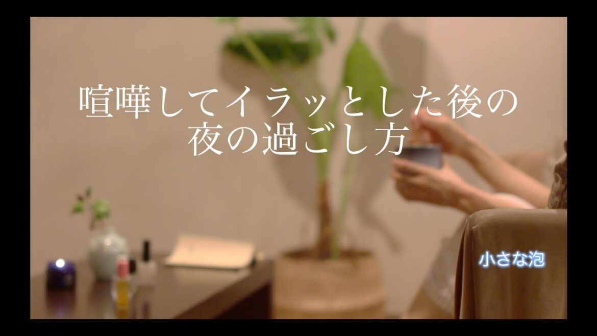 [喧嘩してイラッとした夜の過ごし方 vlog]カッチ〜ンな夜から翌朝まで/イチジク全粒粉カップケーキ/It is not wise to interfere in a couple's fight😅