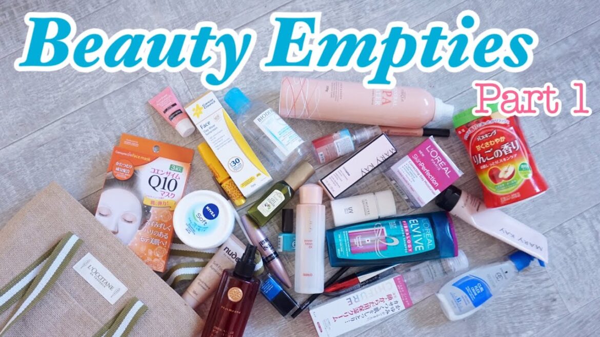 Huge Empties (2016 Fall edition) Part 1☆2016年 秋の空っぽコスメ パート１