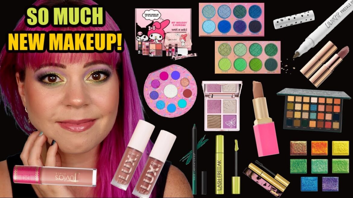 Reviewing and hauling WAY too much new makeup 😳... I need your help