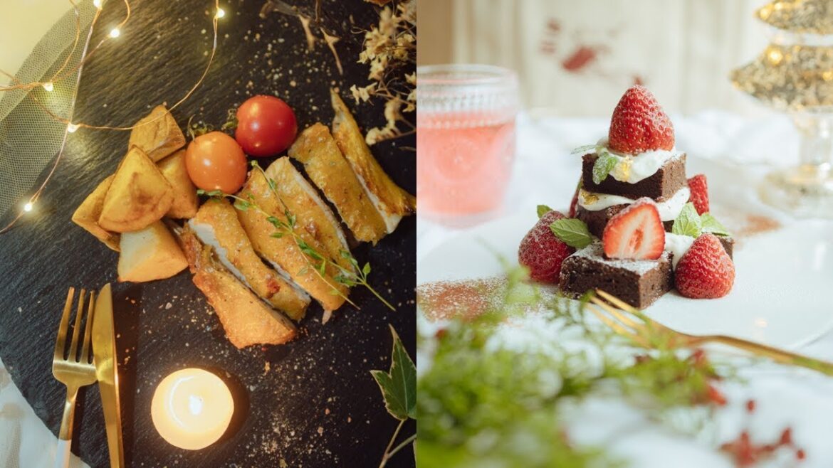 【生配信】クリスマスブラウニー&ハーブチキン(音ズレなし) how to make herb chicken and brownie. 【生配信】クリスマスブラウニー&ハーブチキン(音ズレなし) how to make herb chicken and brownie.