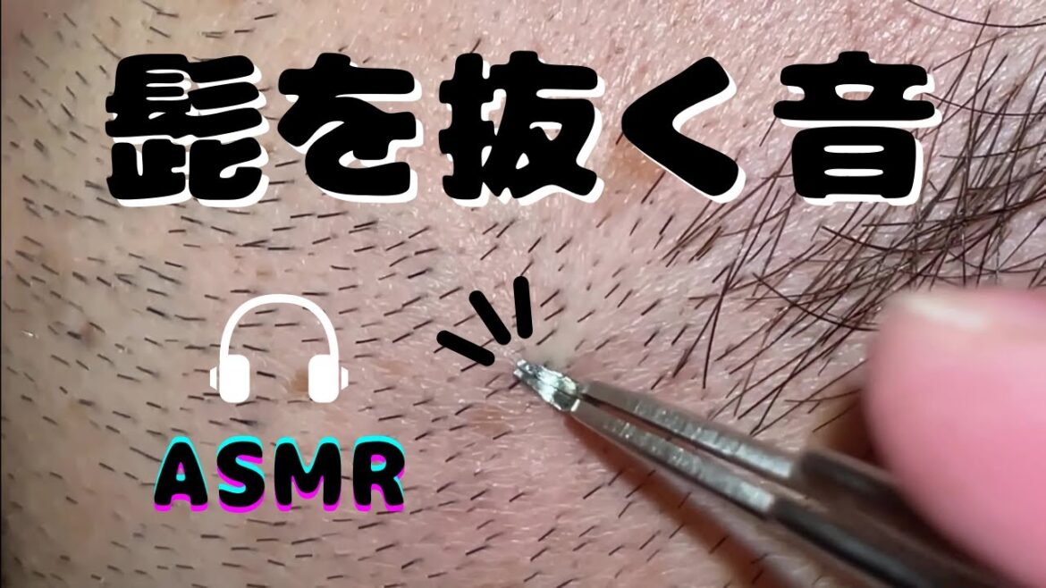 【髭抜き音】髭をピンセットで抜いた時の音と動画 ヘッドホン推奨(I remove the beard with tweezers) 【髭抜き音】髭をピンセットで抜いた時の音と動画 ヘッドホン推奨(I remove the beard with tweezers)