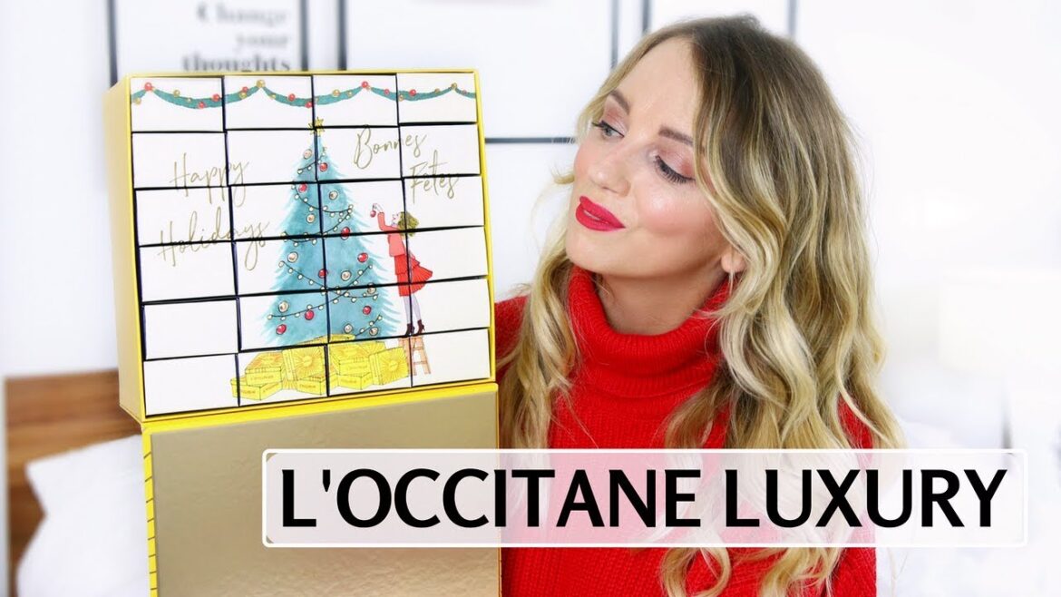 L'OCCITANE LUXURY ADVENT CALENDAR 2017 UNBOXING *SPOILER* | Paula Holmes