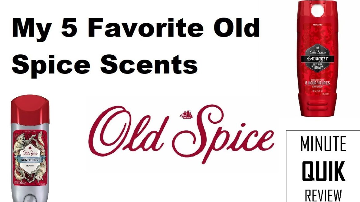 My 5 Favorite Old Spice Scents...MINUTE QUIK REVIEW