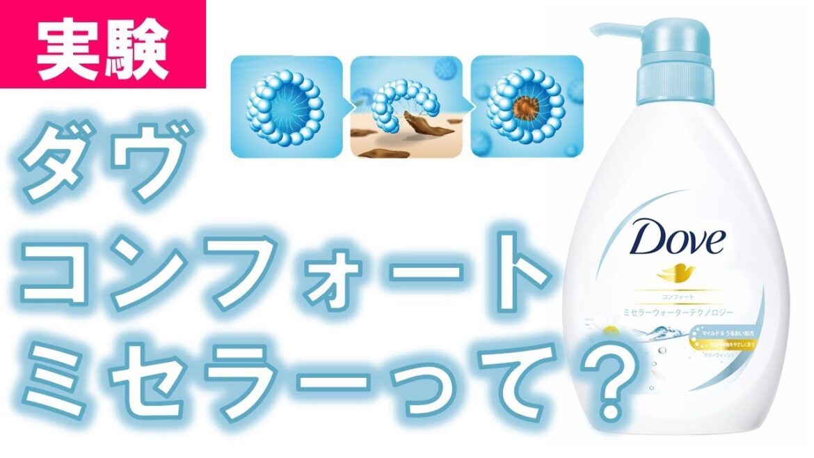 ダヴ コンフォート ボディウォッシュ ミセラーウォーターテクノロジー