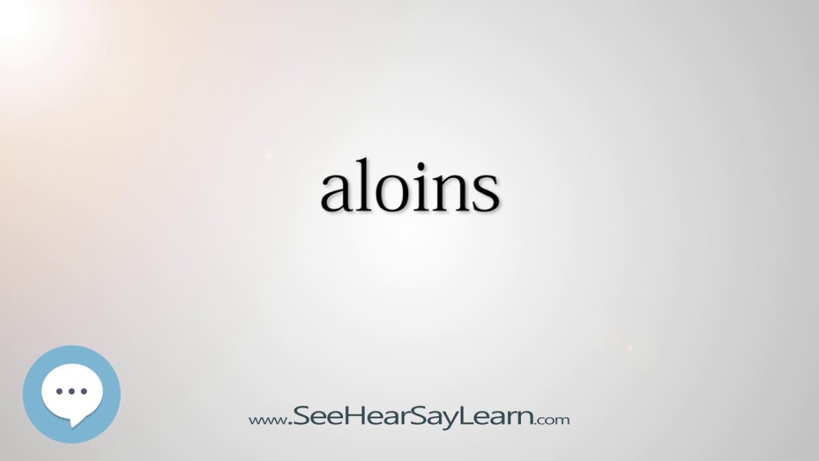 aloins (Every English Word Pronounced) 📕🔊🗣️😎✅