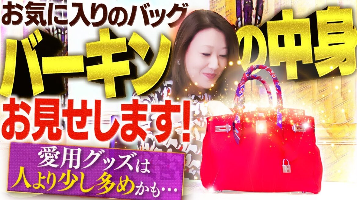 お気に入りのバッグ バーキンの中身をお見せします！愛用グッズは人より少し多めかも…