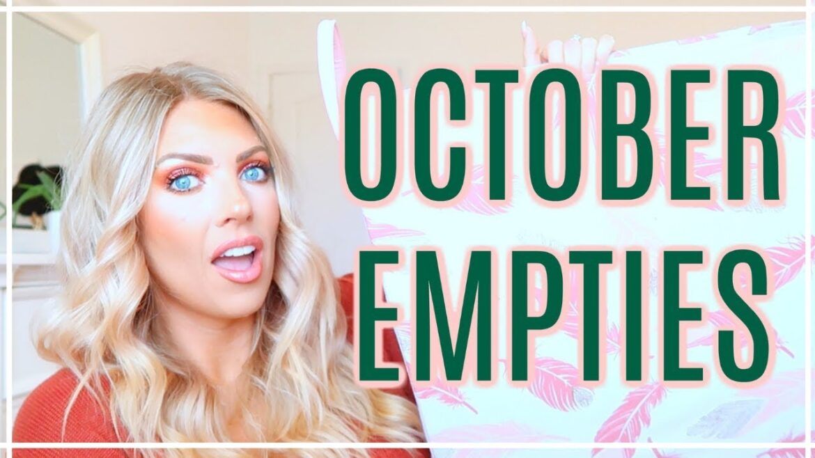 October Empties 2019