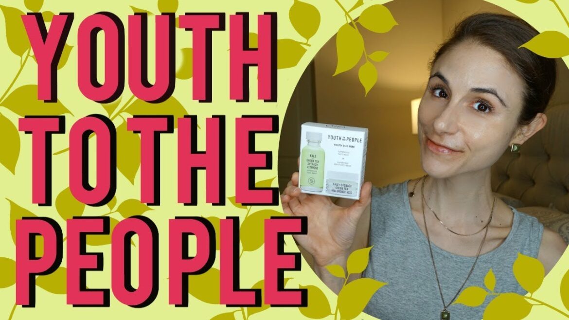 Youth to the People Kale + Green Tea Cleanser & Cream Review| Dr Dray