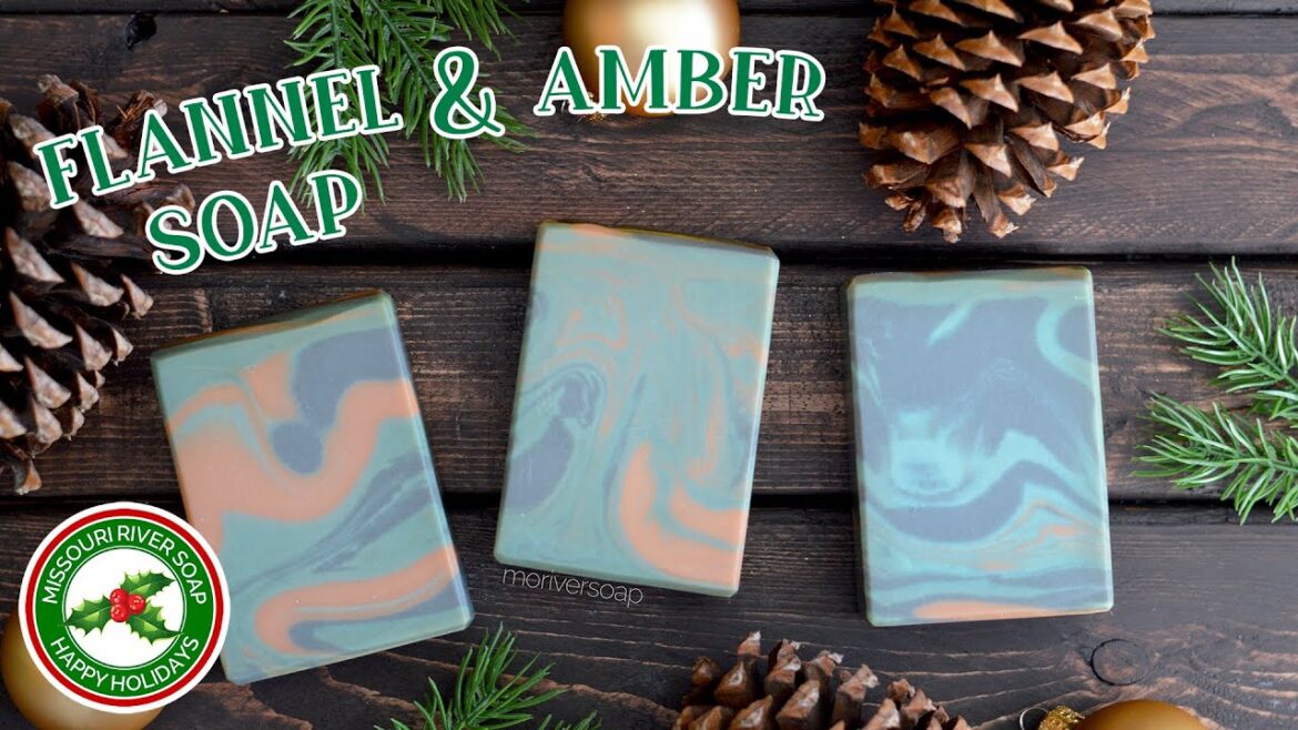 Holiday Series | Flannel & Amber Soap | MO River Soap