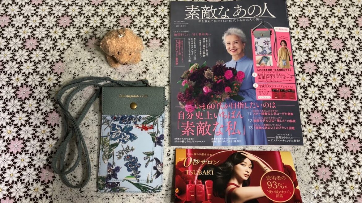 【雑誌付録】素敵なあの人 2020年 11月号  ① ケイ ハヤマ プリュス お出かけスマホポーチ ② 資生堂TSUBAKI シャンプー&コンディショナー &トリートメント 【雑誌付録】素敵なあの人 2020年 11月号  ① ケイ ハヤマ プリュス お出かけスマホポーチ ② 資生堂TSUBAKI シャンプー&コンディショナー &トリートメント
